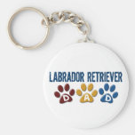 LABRADOR RETRIEVER-Vati-Tatzen-Druck 1 Schlüsselbänder