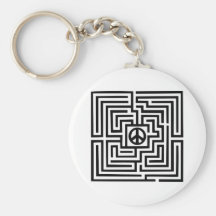 Labyrinth - Frieden Schlüsselbänder