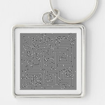 Labyrinth Irrgarten maze Schlüsselbänder