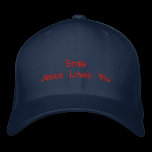 Lächeln-Jesus-Lieben Sie Hut bestickte kappen