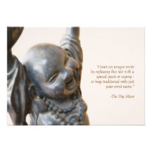 Lachende Buddha-Einladung