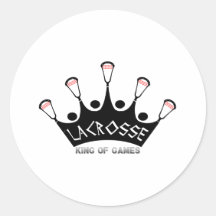 Lacrosse entwirft kingofgames Aufkleber