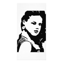 Lady in Black 4 Bild Karte