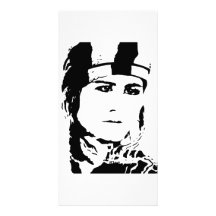 Lady in Black 4 Bildkarten