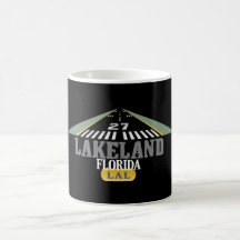 Lakeland FL - Flughafen-Rollbahn Kaffee Tasse