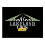 Lakeland FL - Flughafen-Rollbahn Postkarten