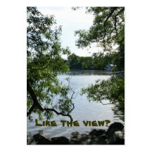 LakeView wirkliches Anwesen Visitenkartenvorlage