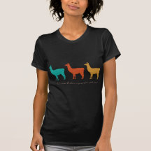 Lamas färben meine Welt mit Freude Hemd
