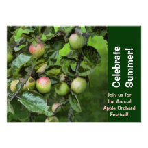 Land-Apfelgarten-Festival-Einladungen