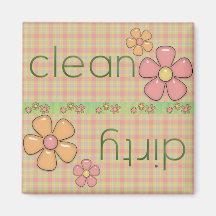 Land-Blumen-Spülmaschinen-Magnet Kühlschrankmagnete