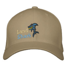 Land-Haifisch Bestickte Baseballkappen