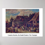 Land Kermis. Durch David Teniers das jüngere Posterdrucke