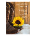 Land-Sonnenblume-Brautparty-Einladung