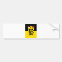 Landesflagge Baden-Württemberg Auto Aufkleber