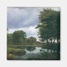 Landschaft bei Silkeborg, 1833 Kühlschrankmagnet