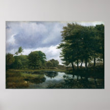 Landschaft bei Silkeborg, 1833 Posterdrucke
