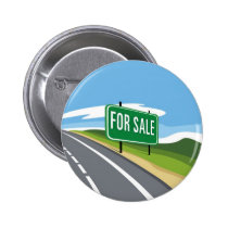 Landstraße für Verkauf buttons