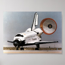 Landung der Raumfähre-Bemühung (STS-67) Poster