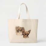 Lange und glatte Mantel-Chihuahua Tragetaschen
