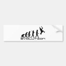 Langer Sprungs-dreifacher Sprungs-Sport-Evolutions Autoaufkleber