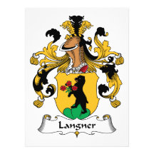 Langner Family Crest Invite