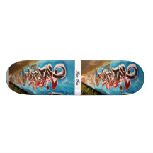 Lannion Graffiti-Brett Skateboardbrett