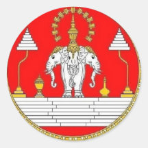 LAO-ELEFANTEN Aufkleber