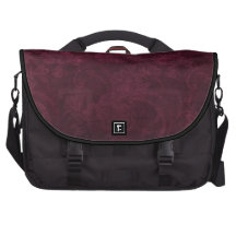 Laptop-Tasche im dunklen Wein-Damast Laptoptasche