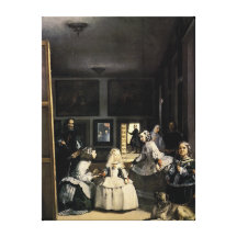 Las Meninas durch Velasquez Gespannte Galeriedrucke