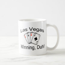 Las Vegas, das Duh Asse gewinnt Tasse