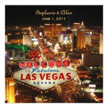 Las Vegas, das Einladung Wedding ist