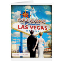 Las Vegas, das Einladung Wedding ist Karten
