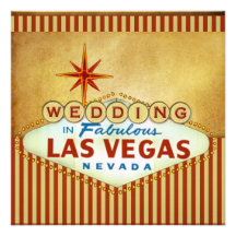 Las Vegas, das Einladungs-Schablone Wedding ist