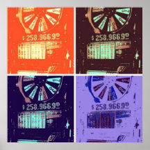 Las Vegas-Jackpot-Schlitze Plakate