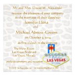 Las Vegas-Leopard-Pelz-Hochzeit Ankündigung