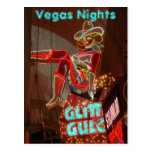 Las Vegas-Nächte Postkarte