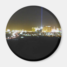Las Vegas-Nachtzeit Kühlschrankmagnete