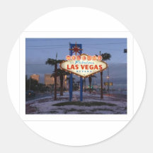 Las Vegas Runde Sticker