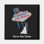 Las Vegas "Save the Date" Hochzeits-Magnet mit Bri Kühlschrankmagnete