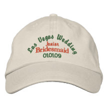 Las Vegas Wedding - Juniorbrautjungfer Bestickte Caps