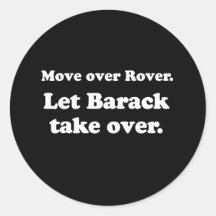 LASSEN SIE BARACK ÜBERNEHMEN STICKER