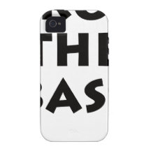 Lassen Sie den Baß fallen Vibe iPhone 4 Case