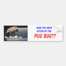 Lassen Sie durch, MOPS-WANZE beenbitten?? Auto Aufkleber