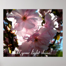 Lassen Sie Ihren hellen Shine! Plakatdruck