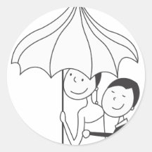Lassen Sie Liebe-Regen-Aufkleber durch TearDrop-Ho