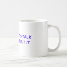 LASSEN SIE US ÜBER IHN SPRECHEN KAFFEE TASSEN