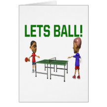 Lässt Ball Grußkarten