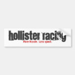 Laufender Hollister, mehr Muskel.  Weniger Raum Auto Aufkleber