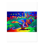 Laufender Wolf durch Piliero Postkarte