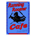 Laufendes Hahn-Café Grußkarten